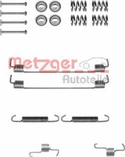 Metzger 105-0819 - Комплектуючі, барабанний гальмівний механізм avtolavka.club