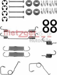 Metzger 105-0705 - Комплектуючі, барабанний гальмівний механізм avtolavka.club