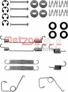 Metzger 105-0706 - Комплектуючі, барабанний гальмівний механізм avtolavka.club