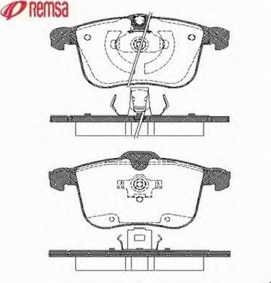 Metzger 105300 - Гальмівні колодки, дискові гальма avtolavka.club