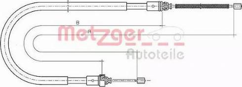 Metzger 10.6777 - Трос, гальмівна система avtolavka.club