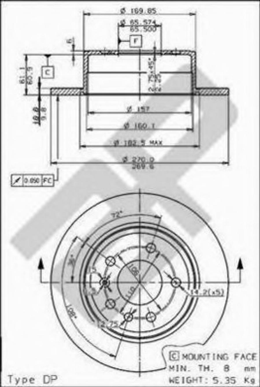 Metzger 10348 - Гальмівний диск avtolavka.club