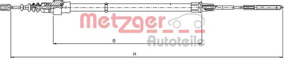 Metzger 10.7406 - Трос, гальмівна система avtolavka.club