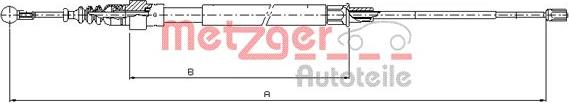 Metzger 10.7509 - Трос, гальмівна система avtolavka.club