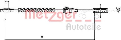 Metzger 11.5934 - Трос, гальмівна система avtolavka.club