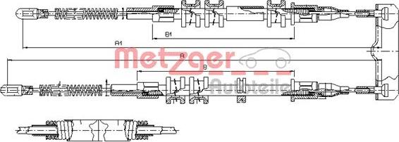 Metzger 11.5755 - Трос, гальмівна система avtolavka.club