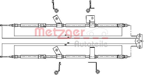 Metzger 11.5779 - Трос, гальмівна система avtolavka.club