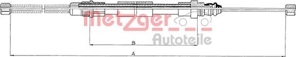 Metzger 11.6592 - Трос, гальмівна система avtolavka.club