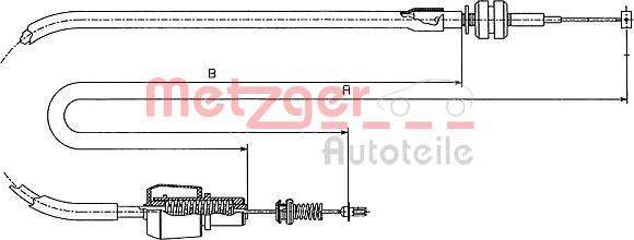 Metzger 11.1247 - Тросик газу avtolavka.club