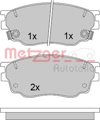 BENDIX 572489 - Гальмівні колодки, дискові гальма avtolavka.club