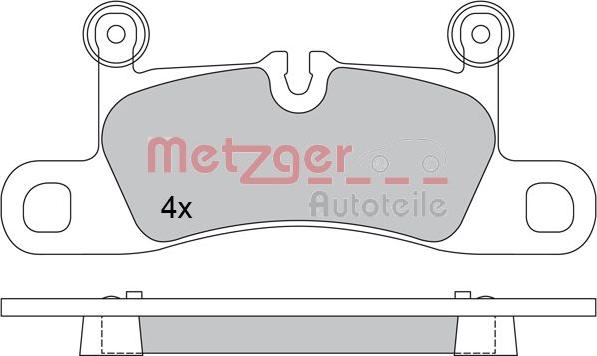 Metzger 1170523 - Гальмівні колодки, дискові гальма avtolavka.club