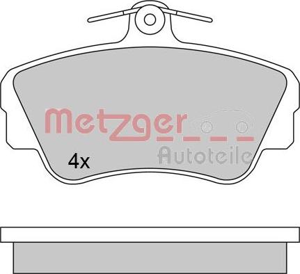 Metzger 1170627 - Гальмівні колодки, дискові гальма avtolavka.club