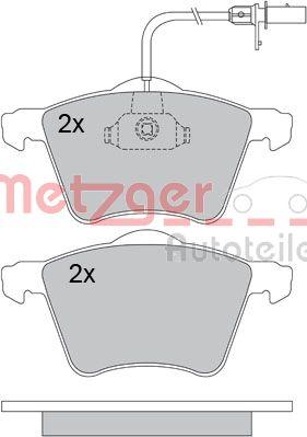 Metzger 1170104 - Гальмівні колодки, дискові гальма avtolavka.club