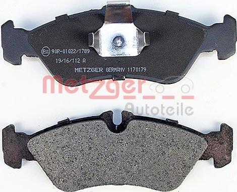 Metzger 1170179 - Гальмівні колодки, дискові гальма avtolavka.club