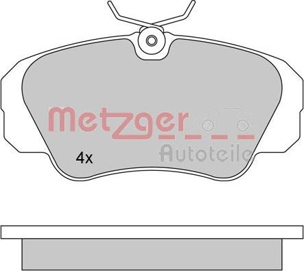 Metzger 1170245 - Гальмівні колодки, дискові гальма avtolavka.club