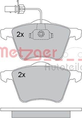 Metzger 1170261 - Гальмівні колодки, дискові гальма avtolavka.club