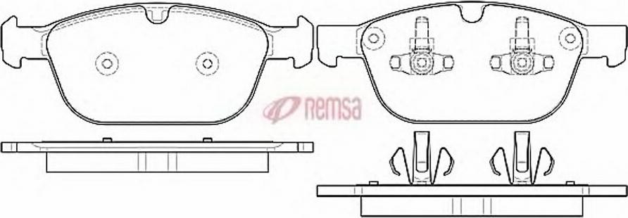 Metzger 1397.00 - Гальмівні колодки, дискові гальма avtolavka.club