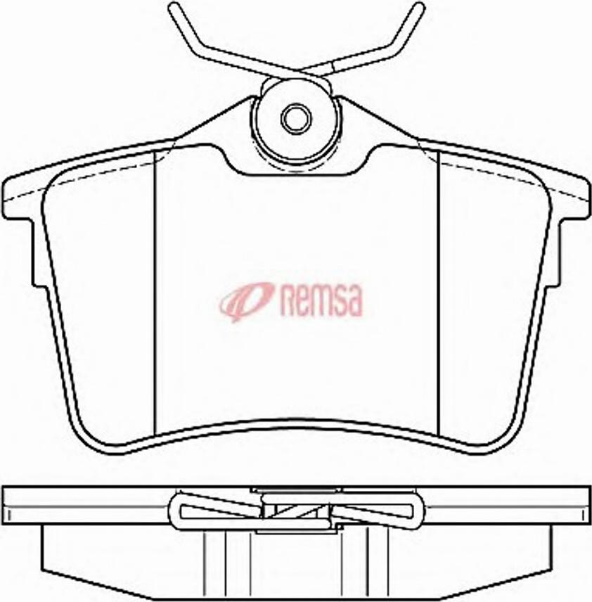 Metzger 1382.00 - Гальмівні колодки, дискові гальма avtolavka.club