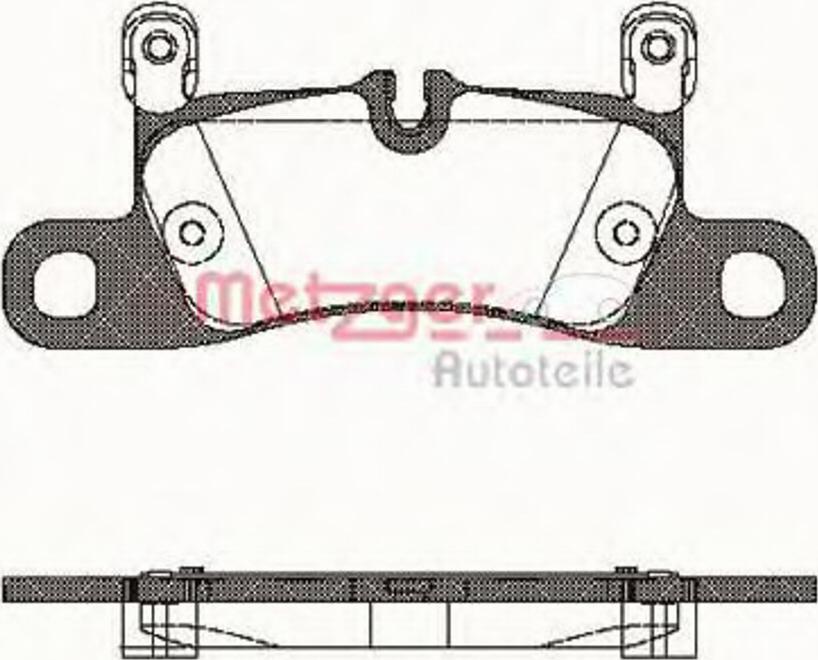 Metzger 137920 - Гальмівні колодки, дискові гальма avtolavka.club