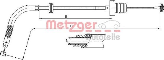 Metzger 12.7302 - Тросик газу avtolavka.club