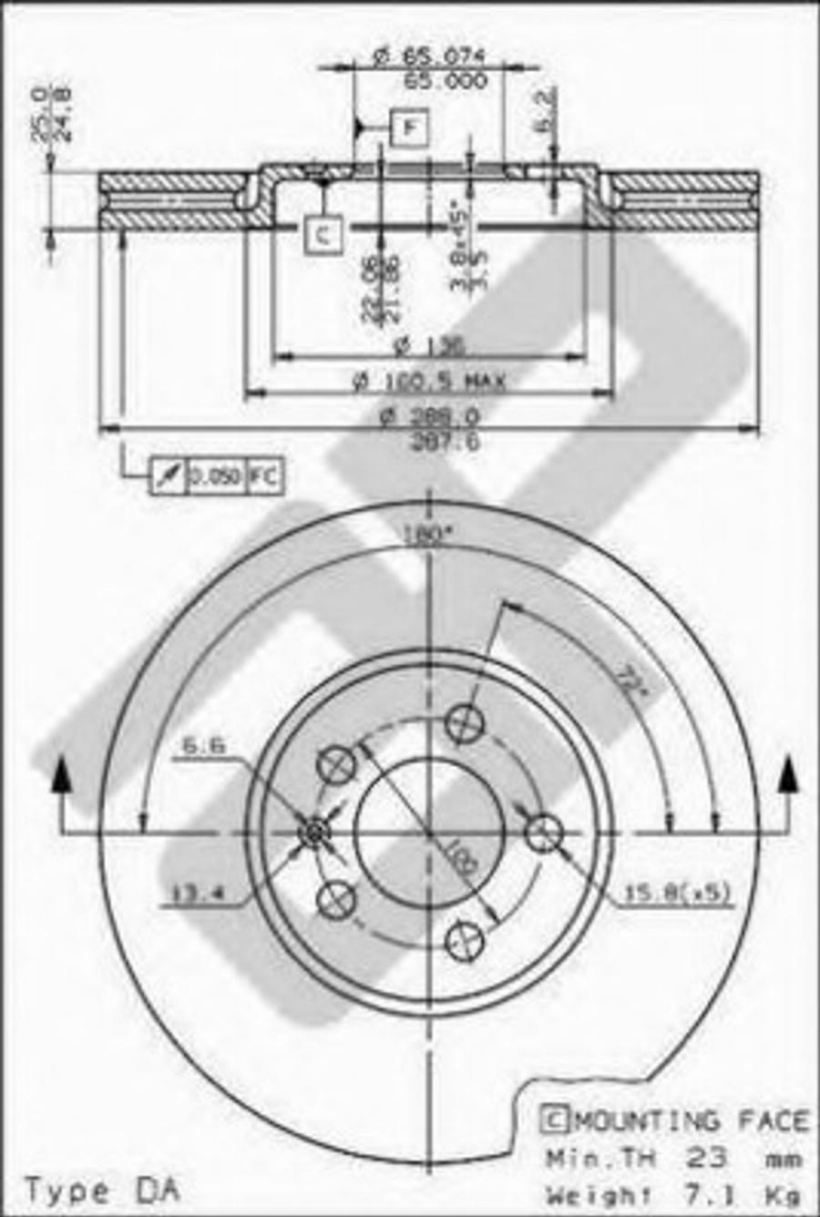 Metzger 24586 - Гальмівний диск avtolavka.club