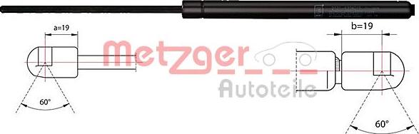 Metzger 2110535 - Газова пружина, кришка багажник avtolavka.club