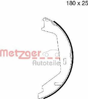 Metzger MG 998 - Комплект гальм, ручник, парковка avtolavka.club