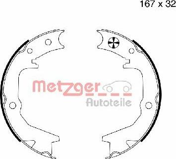 Metzger MG 992 - Комплект гальм, ручник, парковка avtolavka.club