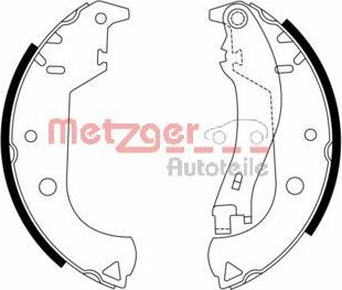 Metzger MG 964 - Комплект гальм, барабанний механізм avtolavka.club