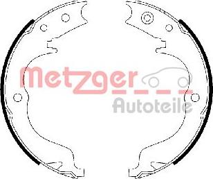 Metzger MG 110 - Комплект гальм, ручник, парковка avtolavka.club