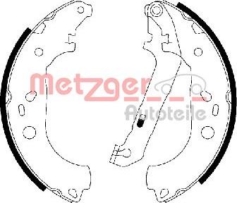 Metzger MG 211 - Комплект гальм, барабанний механізм avtolavka.club