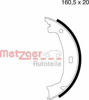 Metzger MG 780 - Комплект гальм, ручник, парковка avtolavka.club