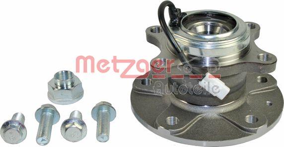 Metzger WM 6580 - Комплект підшипника маточини колеса avtolavka.club