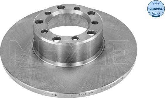 Meyle 015 521 2005 - Гальмівний диск avtolavka.club
