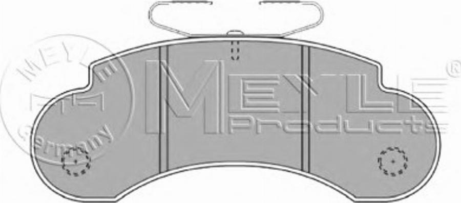 Meyle 025 209 3214 - Гальмівні колодки, дискові гальма avtolavka.club