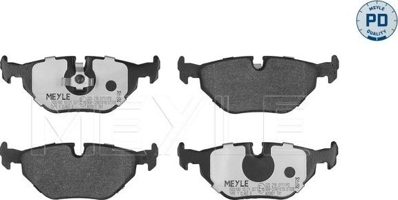 Meyle 025 216 0717/PD - Гальмівні колодки, дискові гальма avtolavka.club