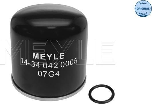 Meyle 14-34 042 0005 - Патрон осушувача повітря, пневматична система avtolavka.club