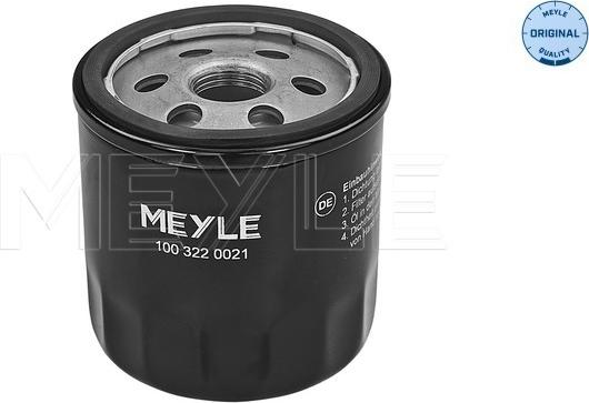 Meyle 100 322 0021 - Масляний фільтр avtolavka.club