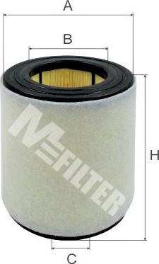 Mfilter A 8100 - Повітряний фільтр avtolavka.club
