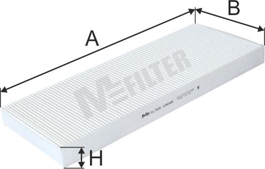 Mfilter K 9048 - Фільтр, повітря у внутрішній простір avtolavka.club