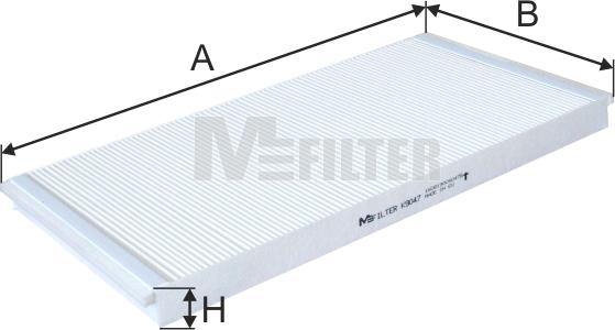 Mfilter K 9047 - Фільтр, повітря у внутрішній простір avtolavka.club