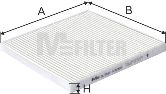 Mfilter K 9065 - Фільтр, повітря у внутрішній простір avtolavka.club