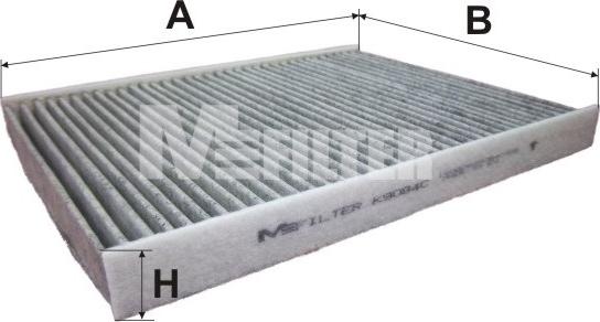 Mfilter K 9084C - Фільтр, повітря у внутрішній простір avtolavka.club