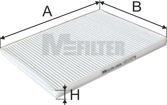 Mfilter K 9038 - Фільтр, повітря у внутрішній простір avtolavka.club