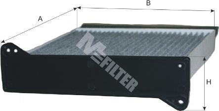 Mfilter K 9028C - Фільтр, повітря у внутрішній простір avtolavka.club