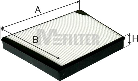 Mfilter K 9027 - Фільтр, повітря у внутрішній простір avtolavka.club