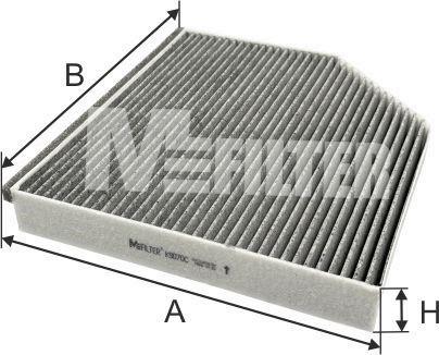 Mfilter K 9070C - Фільтр, повітря у внутрішній простір avtolavka.club