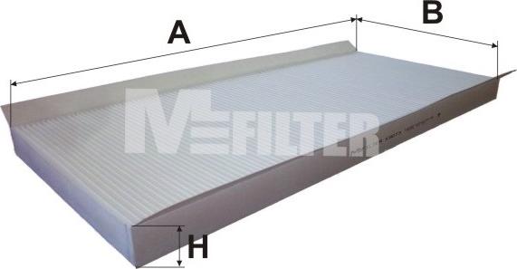 Mfilter K 9073 - Фільтр, повітря у внутрішній простір avtolavka.club