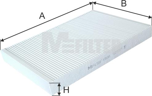 Mfilter K 9181 - Фільтр, повітря у внутрішній простір avtolavka.club