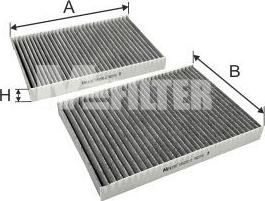 Mfilter K 9122C-2 - Фільтр, повітря у внутрішній простір avtolavka.club